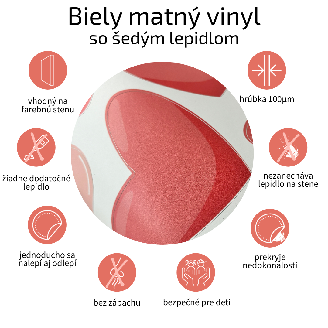 Biely matný vinyl 2